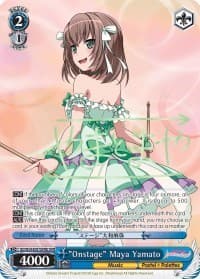 "Onstage" Maya Yamato (B) (SPM) - BanG Dream! Girls Band Party! - Weiss Schwarz card