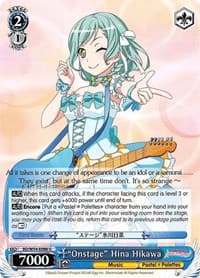 "Onstage" Hina Hikawa - BanG Dream! Girls Band Party! - Weiss Schwarz card