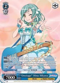 "Onstage" Hina Hikawa (B) (SPM) - BanG Dream! Girls Band Party! - Weiss Schwarz card