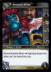 Brutality Blade - Molten Core Treasure - WoW card