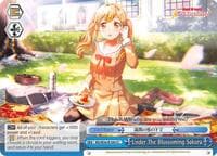 Under The Blossoming Sakura - BanG Dream! Girls Band Party! - Weiss Schwarz card