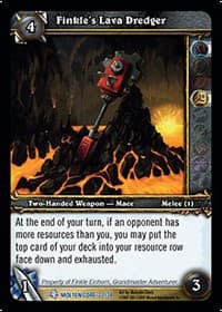 Finkle's Lava Dredger - Molten Core Treasure - WoW card
