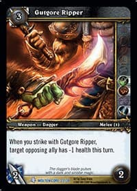 Gutgore Ripper - Molten Core Treasure - WoW card