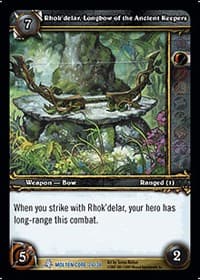 Rhok'delar, Longbow of the Ancient Keepers - Molten Core Treasure - WoW card