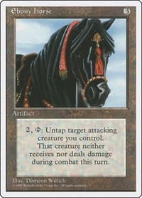 Ebony Horse - Fourth Edition - Magic: The Gathering card