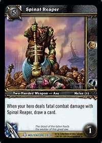 Spinal Reaper - Molten Core Treasure - WoW card