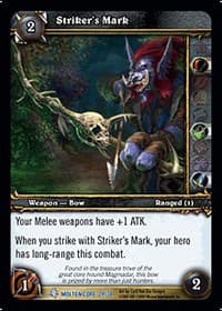 Striker's Mark - Molten Core Treasure - WoW card