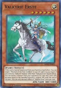 Valkyrie Erste - Shadows in Valhalla - YuGiOh card