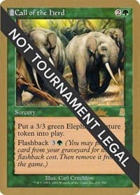 Call of the Herd - 2002 Brian Kibler (ODY) - World Championship Decks - Magic: The Gathering card
