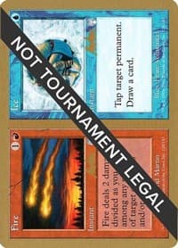 Fire // Ice - 2002 Brian Kibler (APC) - World Championship Decks - Magic: The Gathering card