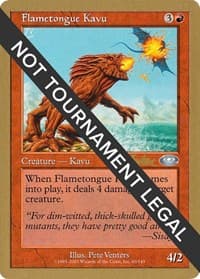 Flametongue Kavu - 2002 Brian Kibler (PLS) - World Championship Decks - Magic: The Gathering card