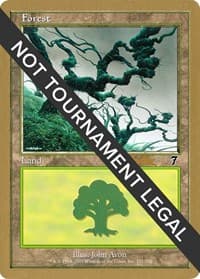 Forest (331) - 2002 Brian Kibler (7ED) - World Championship Decks - Magic: The Gathering card
