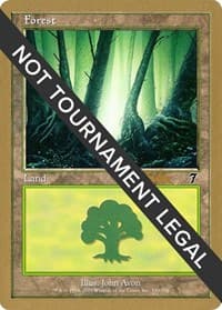 Forest (330) - 2002 Brian Kibler (7ED) - World Championship Decks - Magic: The Gathering card