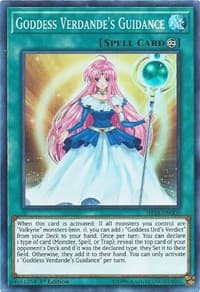 Goddess Verdande's Guidance - Shadows in Valhalla - YuGiOh card
