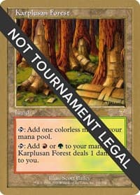 Karplusan Forest - 2002 Brian Kibler (7ED) - World Championship Decks - Magic: The Gathering card