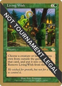 Living Wish - 2002 Brian Kibler (JUD) - World Championship Decks - Magic: The Gathering card