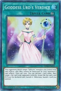 Goddess Urd's Verdict - Shadows in Valhalla - YuGiOh card