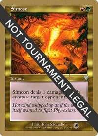 Simoon - 2002 Brian Kibler (INV) (SB) - World Championship Decks - Magic: The Gathering card