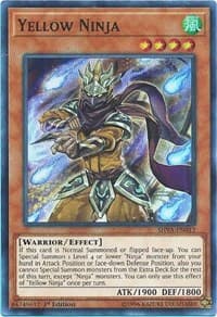 Yellow Ninja - Shadows in Valhalla - YuGiOh card
