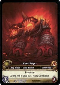 Core Rager - Molten Core - WoW card