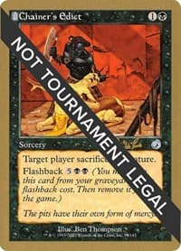 Chainer's Edict - 2002 Carlos Romao (TOR) - World Championship Decks - Magic: The Gathering card