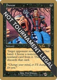 Duress - 2002 Carlos Romao (7ED) (SB) - World Championship Decks - Magic: The Gathering card