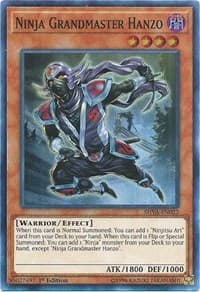Ninja Grandmaster Hanzo - Shadows in Valhalla - YuGiOh card