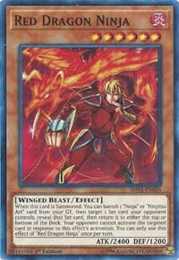 Red Dragon Ninja - Shadows in Valhalla - YuGiOh card