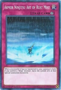 Armor Ninjitsu Art of Rust Mist - Shadows in Valhalla - YuGiOh card