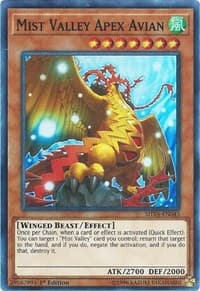 Mist Valley Apex Avian - Shadows in Valhalla - YuGiOh card