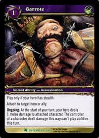 Garrote - Fires of Outland - WoW card