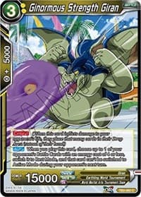 Ginormous Strength Giran - World Martial Arts Tournament - Dragon Ball Super: Masters card
