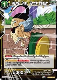 Master Shen, Martial Meister - World Martial Arts Tournament - Dragon Ball Super: Masters card