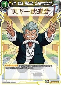 I'm the World Champion! - World Martial Arts Tournament - Dragon Ball Super: Masters card