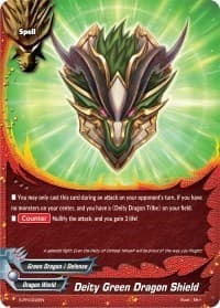 Deity Green Dragon Shield - S-Promo Cards - Future Card BuddyFight card