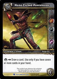 Mana-Etched Pantaloons - Fires of Outland - WoW card