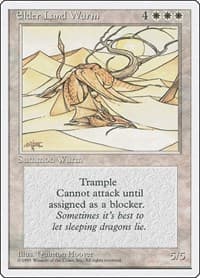 Elder Land Wurm - Fourth Edition - Magic: The Gathering card