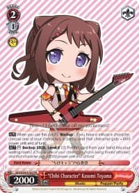 "Chibi Character" Kasumi Toyama - BanG Dream! Girls Band Party! - Weiss Schwarz card