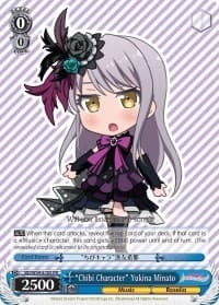 "Chibi Character" Yukina Minato - BanG Dream! Girls Band Party! - Weiss Schwarz card