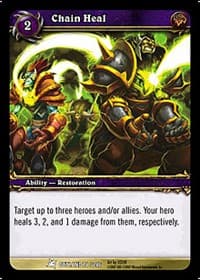 Chain Heal - Fires of Outland - WoW card