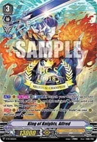 King of Knights, Alfred (BCS 2018) - V Promo Cards - Cardfight Vanguard card