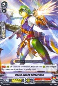 Chain-attack Sutherland - V Promo Cards - Cardfight Vanguard card