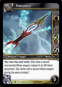 Timeslicer - Fires of Outland - WoW card