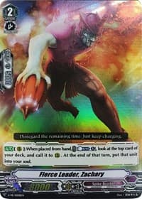 Fierce Leader, Zachary - V Promo Cards - Cardfight Vanguard card