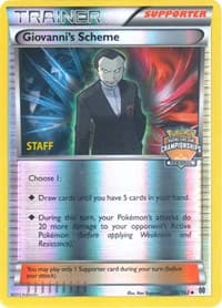 Giovanni's Scheme - 138/162 (Regional Championships) [Staff] - League & Championship Cards - Pokemon card