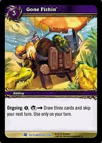Gone Fishin - Fires of Outland - WoW card