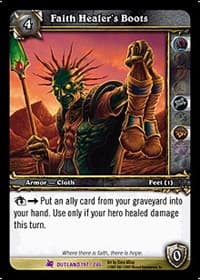 Faith Healer's Boots - Fires of Outland - WoW card