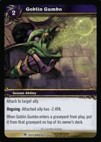 Goblin Gumbo - Fires of Outland - WoW card