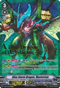 Blue Storm Dragon, Maelstrom (SVR) - V-EB02: Champions of the Asia Circuit - Cardfight Vanguard card