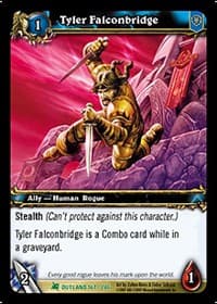 Tyler Falconbridge - Fires of Outland - WoW card